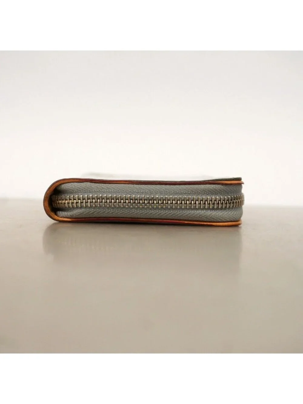 Louis Vuitton Wallet Monogram Mirror Zippy Vertical Silver